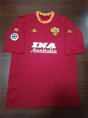 Maglia Jersey ROMA Scudetto 2001 o Stagione 2001/2002 - TOTTI BATISTUTA CAFU - Immagine 1 di 4