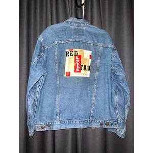 Levi’s Jean Jacket Vintage Trucker Patch Size Large Made in USA - Picture 1 of 5