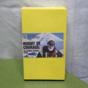 HEIGHT COURAGE National Geographic VHS explorer Norman Vaughan documentary NWT - Imagen 1 de 1