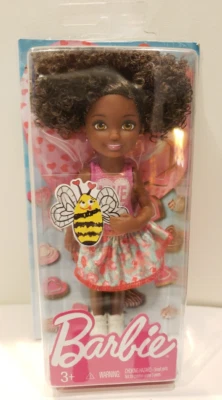 NEW Barbie Chelsea African American Valentines Day Doll Heart Flower Dress 2016 - Image 1 of 4