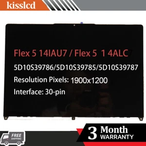 Lenovo IdeaPad Flex 5 14ABR8 5 14ALC7 Lcd Touch Screen w/ Bezel 14" WUXGA USA - Picture 1 of 4
