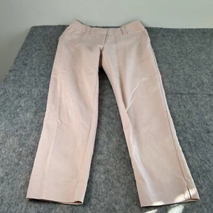 Pantalones de vestir Jones New York Signature para mujer talla 8 tiro medio rosa claro bolsillos - Imagen 1 de 13