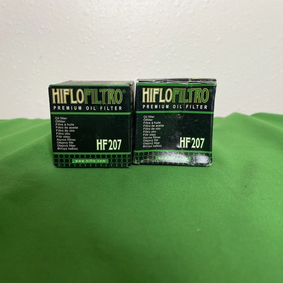 2x Filtro de aceite HiFlo HF207 Kawasaki KX250F 04-21 Suzuki RMZ250 RMZ450 RMX450Z Foto 1 de 1