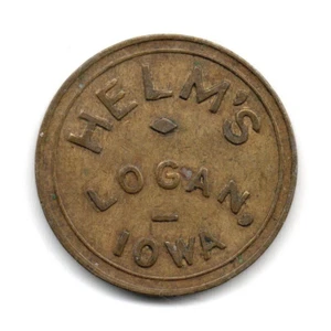 HELM’S • GOOD FOR 10cts IN TRADE • LOGAN, IOWA, IA. • TC-136609 - Picture 1 of 2