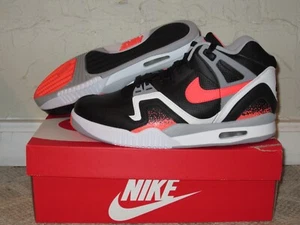 Nike Air Tech Challenge II 2 QS Black Lava White Size 9.5 NEW! CQ0936-001 2020 - Picture 1 of 10