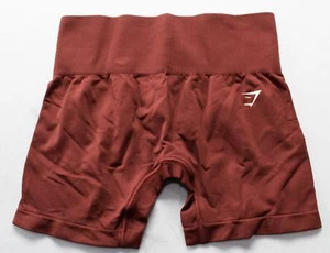 Gymshark Women's Everyday Seamless High Waisted Shorts AP2 Red Small NWT - Picture 1 of 6