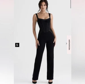 House of CB 'Mylene' schwarzer Korsett-Overall neu ohne Etikett Gr. XS (094) - Bild 1 von 7