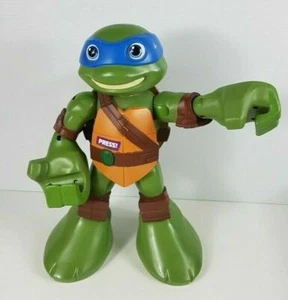 Teenage Mutant Ninja Turtles Leonardo with Trigger to Move Arms Working Speaks - Picture 1 of 3