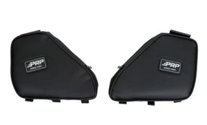 PRP Black Front Seat Shoulder Pad Bags Pair Polaris RZR Pro XP | Pro R All Years - Picture 1 of 2