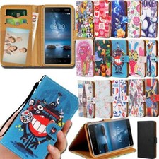 Flip Leather Smart Stand Wallet Cover Case For Various Nokia Lumia SmartPhones