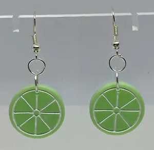 1 pair , sherbet fruit earrings earrings lots of colours available 4.5 cm long - Picture 1 of 36