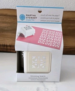 NEW MARTHA STEWART BLOOMING HEARTS PATTERN PUNCH ALL OVER THE PAGE - Picture 1 of 7