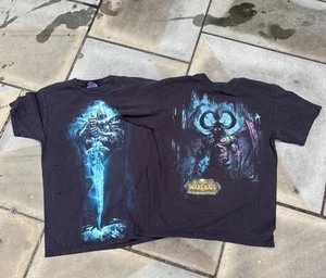 Vintage World of Warcraft T Shirt Jinx Brand Size Small 34-36 Lot Of 2 - Picture 1 of 8