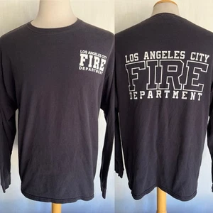 LOS ANGELES CITY FIRE DEPARTMENT Official LAFD Long Sleeve T-Shirt Size XL - Picture 1 of 5
