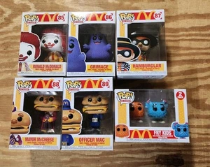 Funko Pop! McDonalds Set of 5 #85-86-87-88-89 & Fry Kids - Picture 1 of 6