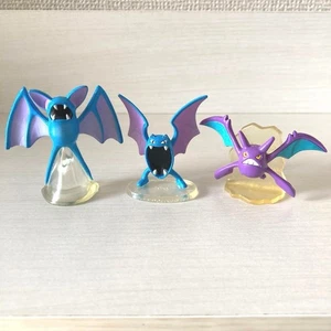 Pokemon figures Moncolle Zubat Golbat Crobat initial 3 figures - Picture 1 of 3