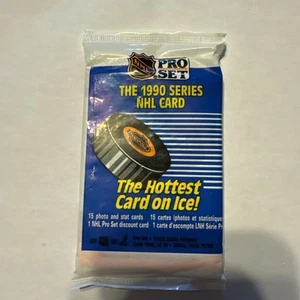 Pro Set Pack NHL 1990 Series 1 Single Pack Sealed Hockey 15 Cards In Pack - Imagen 1 de 2