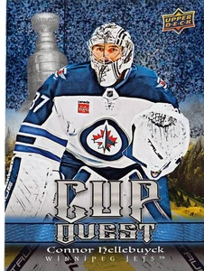 2025-26 Upper Deck Cup Quest Speckle #CQ10 Connor Hellebuyck - Picture 1 of 2