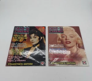 DRIVE IN CINEMA #1 And #2 1997 magazine MARILYN MONROE And DRACULAS BRIDE - Picture 1 of 2