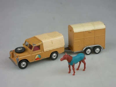Corgi Toys Land Rover 109 WB mit Rice Pony Trailer vintage Gt Britain 132943 - Bild 1 von 4