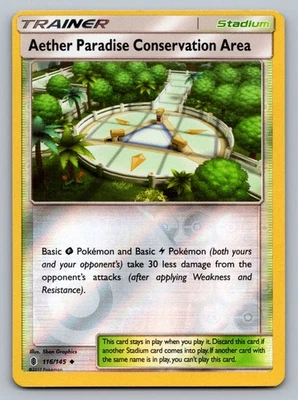 Pokemon TCG SM - Guardians Rising Aether Paradise Conservation Area 116/145 - Image 1 of 2