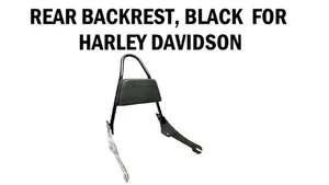 REAR BACKREST, BLACK FIT FOR HARLEY DAVIDSON  STREETROD 750 - Picture 1 of 3