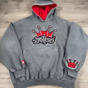 Vintage JNCO Jeans Crown Logo Hoodie Sweatshirt 90s Y2K Skate Surf Boxy Baggy - Bild 1 von 11