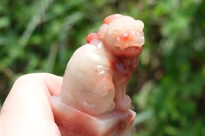 0005 Sello de Piedra Shoushan Fuyong Chino Antiguo para Grabar Arte Chop Foto 1 de 4