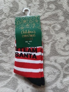 Kids Christmas Socks 6-8.5 - New - Picture 1 of 2