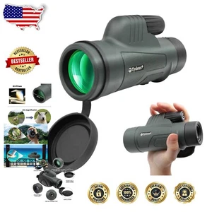 10x42 HD Monocular Telescope - Waterproof for Travel and Wildlife Viewing - Picture 1 of 9