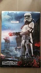 POSTER STAR WARS BATTLEFRONT NEUF 90 X 60 CM RECTO VERSO EDITION LIMITEE - Imagen 1 de 2