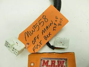 TIBURON WIRE PLUG CONNECTOR MAIN FUSE BOX 2.0L ENGINE MOTOR HARNESS END CLIP - Picture 1 of 7