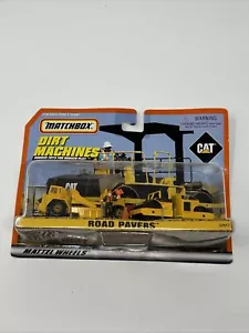 Matchbox Dirt Machines Caterpillar Road Pavers 32957 1998 - Picture 1 of 11