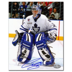 Curtis Joseph Toronto Maple Leafs WHITE JERSEY Autographed 8x10 - Picture 1 of 1