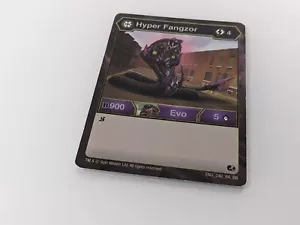 Bakugan Spin Master Hyper Fangzor Evo RARE Foil B900 ENG 240 TCG Trading Card - Foto 1 di 2