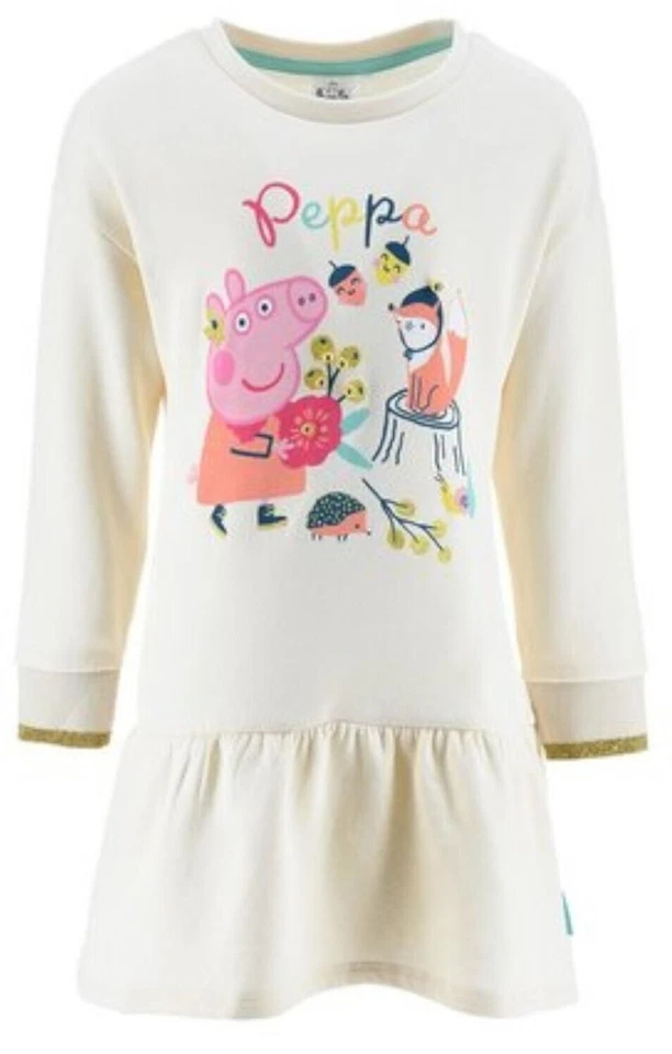 Girls Peppa Pig Dress Long Sleeved VH1209 - Image 1 of 1