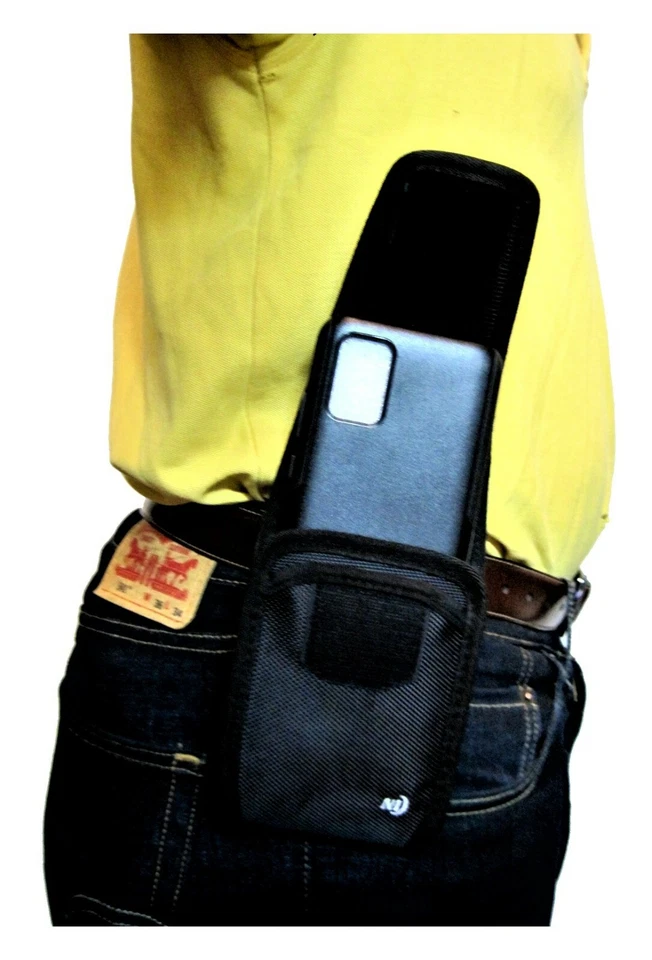 Nite Ize Nylon Cargo Phone Pouch For Galaxy Z Fold 6/5/4 Holster Belt Clip Case - Image 1 of 4