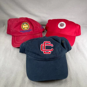 Golfmütze Paket 3 Stück Herren Einheitsgröße rot blau Strapback Caps Golfsport voraus - Bild 1 von 12