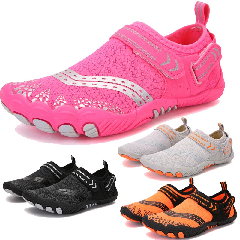 Kids Quick Dry Water Shoes Boys Girls Lightweight Non-slip Barefoot Swim Sport - Image 1 of 4