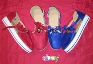 2 PARES HERMOSOS ZAPATOS INFORMALES DE FIELTRO PARA MUJER TALLA 9.5 EE. UU. 40 ¡NUEVOS! - Imagen 1 de 12