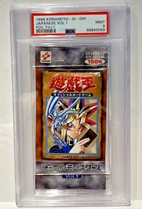 Yu-Gi-Oh Yu-Gi-Oh Volume 1 Vol.1 1999 Original Factory Sealed Pack - PSA 9 - Bild 1 von 2