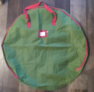 Christmas Wreath Storage Bag Container w/ Handles Zipper for 36" Wreath Clean up - Picture 1 of 3