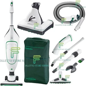 VORWERK FOLLETTO VK200 CON PULILAVA SP600S SACCA ACCESSORI LAVAPAVIMENTI VK 200 - Imagen 1 de 11