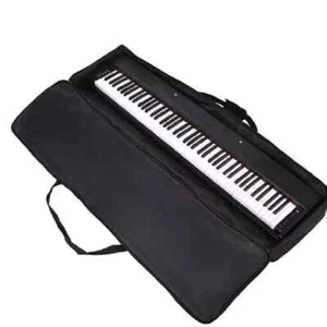 Portable 61key Keyboard Electric Piano Padded Case Gig Bag Advanced Fabric Black - Picture 1 of 24