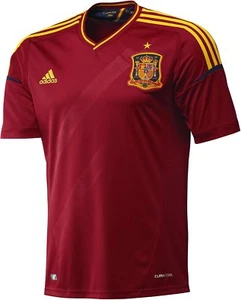 Original Adidas Junior Jungen/Mädchen Spanien Heimshirt 2012/13, Größe: 13-14 Jahre - Bild 1 von 2