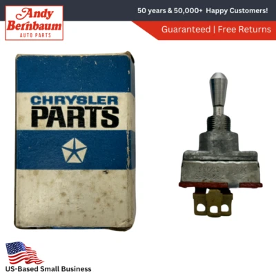 Interruptor de control desempañador ventana trasera carrocería A Plymouth Dodge 1966-1976 NOS 2820455 Foto 1 de 4