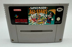 Super Mario All Stars GIG Nintendo SNES PAL ITA Game Cartridge Italian - Picture 1 of 4