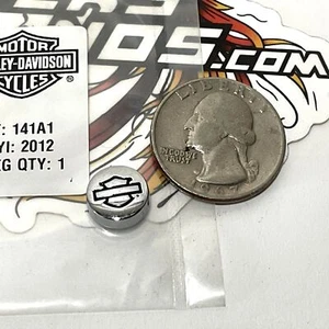 NUEVO Genuino Harley Cromo Barra y Escudo B&S Pie Inserto Medallion 14100119 - Imagen 1 de 4