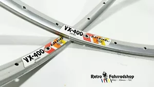 ARAYA VX-400 28" 700C CROSS Felgen 36 Loch Silber RAR BJ 1991 410g Japan KULT VG - Picture 1 of 16