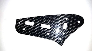 CARBON FIBER Upper Control Plate for Fender Jaguar Guitar Left/Right MADE IN USA - Picture 1 of 10